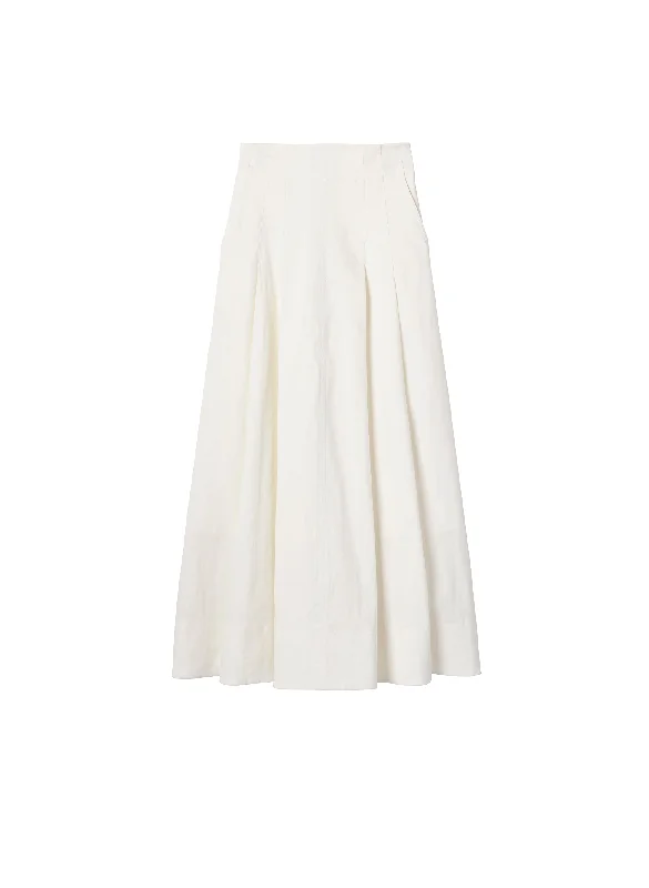 Eve Stretch Linen Midi Skirt