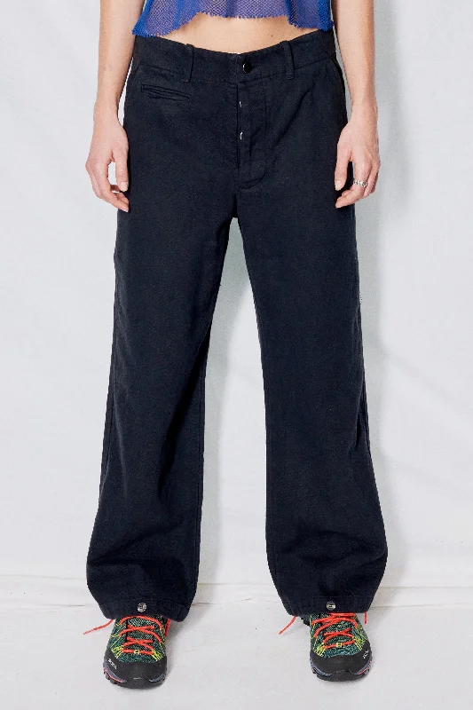 Black Denim Full Pant