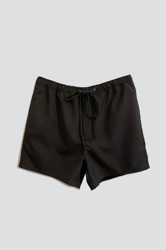 Black Suiting Camp Short