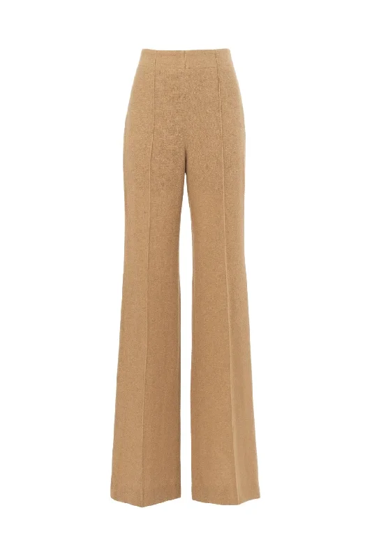 Chloé Tailored Wide Leg Pant - Worn Brown