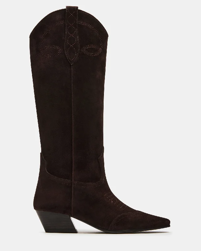 DOLLIE BROWN SUEDE