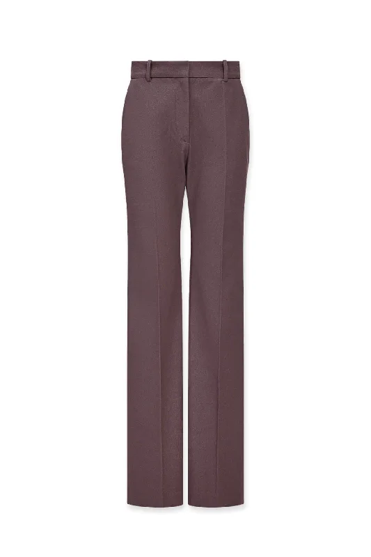 Joseph Gabardine Stretch Tafira Pant - Truffle