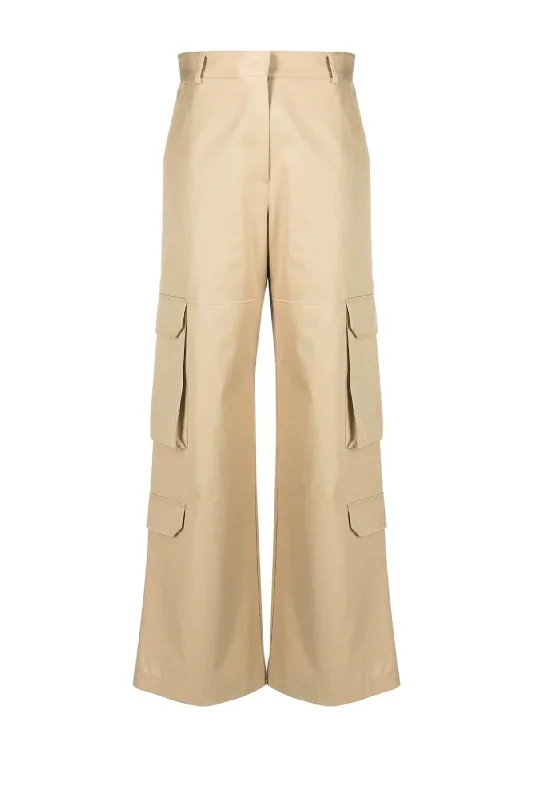 MSGM Cotton Cargo Pant - Beige