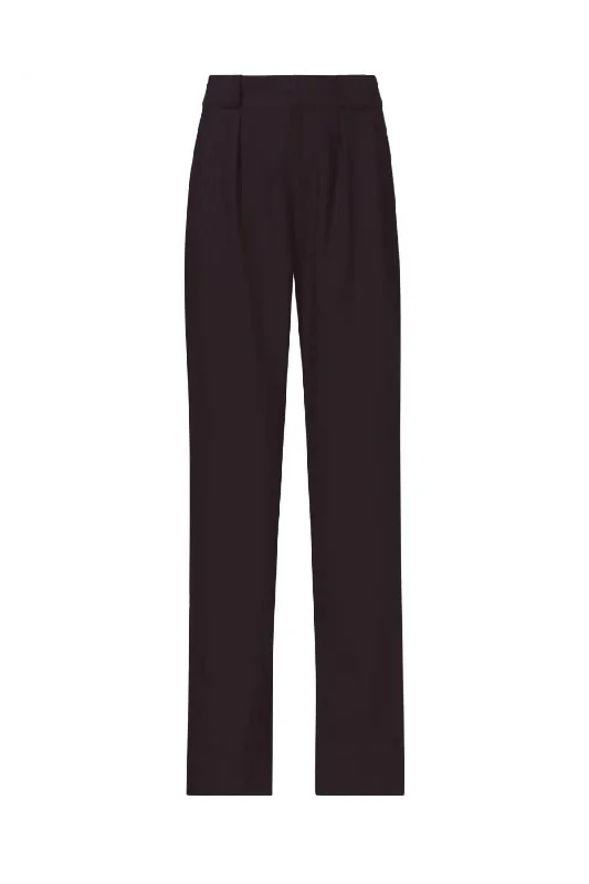 Proenza Schouler White Label Drapey Suiting Trouser - Black