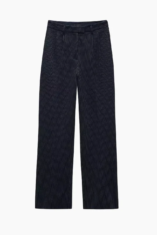 Rag & Bone Marianne Ponte Pant - Navy Stripe