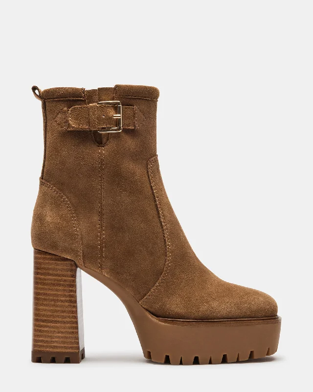 SHARONNA COGNAC SUEDE