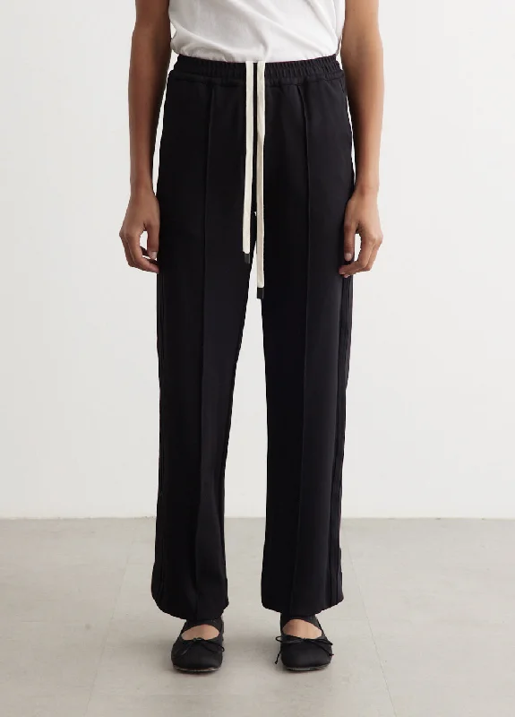 Twill Pinstitch Detail Pants