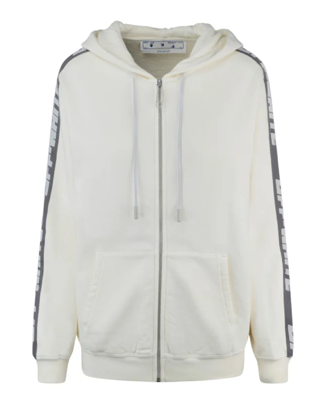 Athletic Logo Banded Zip-Up Jacket