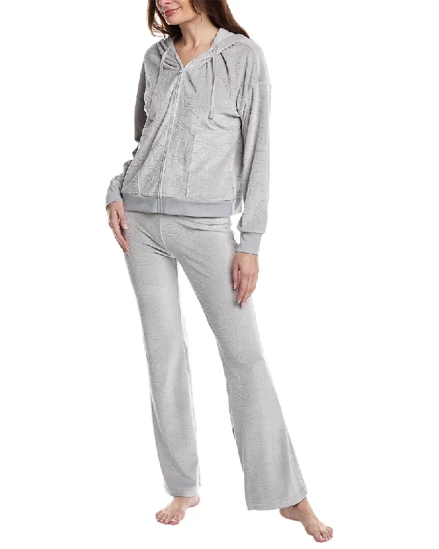 DKNY 2pc Hoodie & Pant Lounge Set