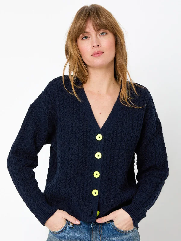 Suzanne Just Add Love Cardigan - Indigo