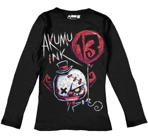 Kreepy Klown 13 Women Long Sleeve Tshirt