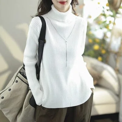 Autumn Minimalist Solid Casual Cotton Knitted Cardigan