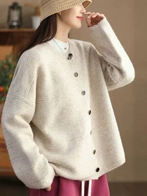 Autumn Winter Stylish Casual Woolen Cardigan