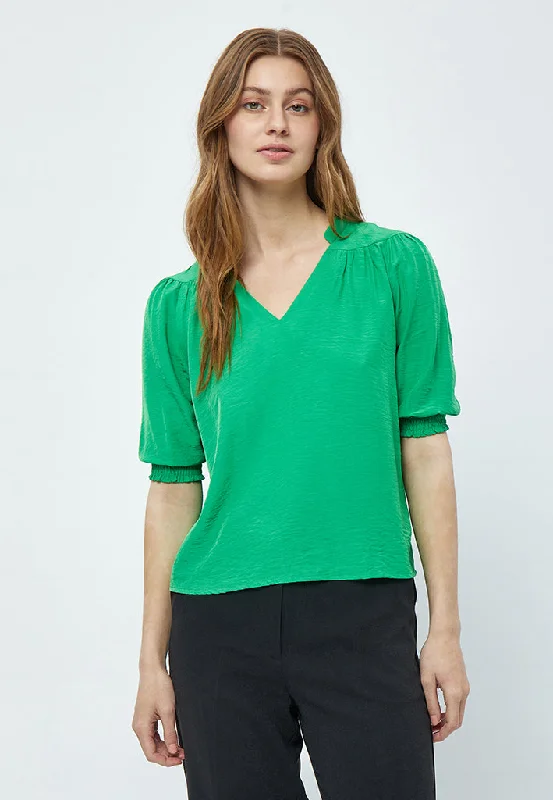 MSAyame Blouse - ISLAND GREEN