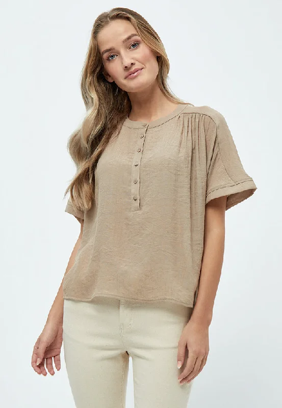 Dicte Short Sleeve Shirt - Cuban Sand