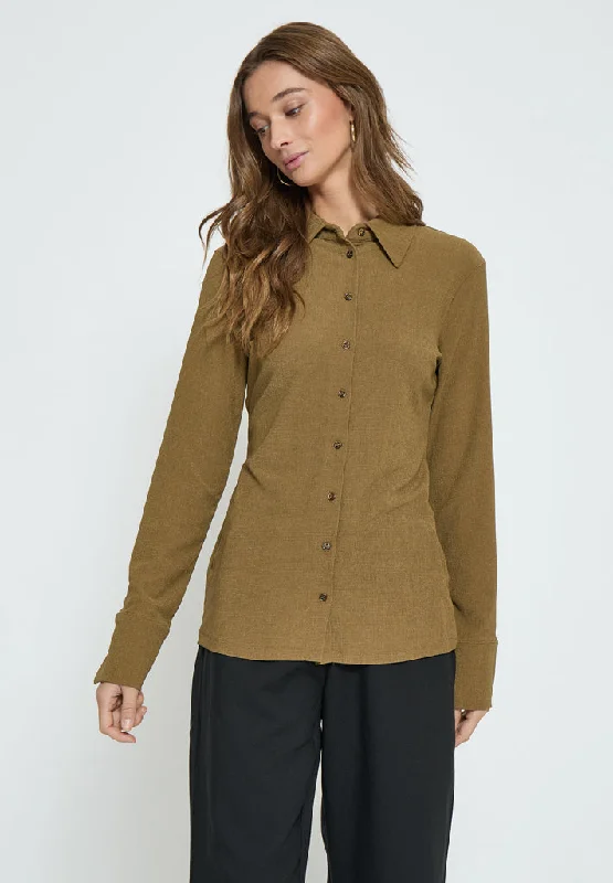 Efine Long Sleeve Shirt - Beech