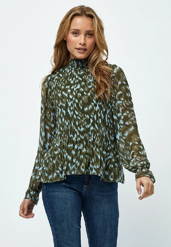 MSEria Blouse - Ivy Green Print