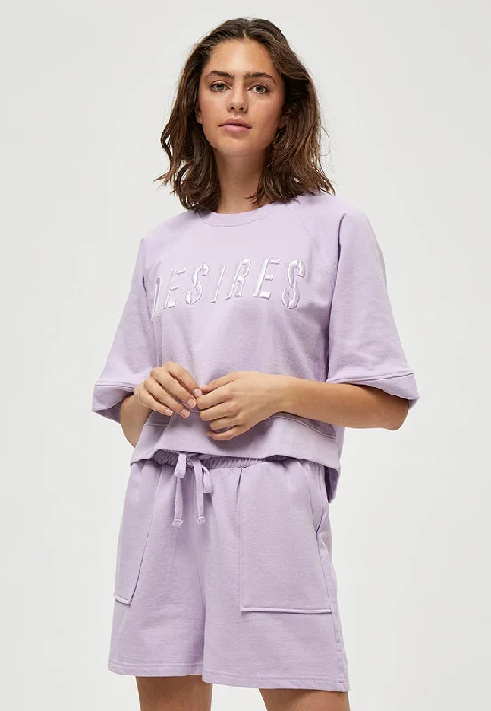 Jade GOTS Sweat Shirt - Pastel Lilac