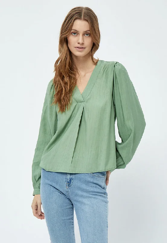 MSMelana Blouse - Basil Green