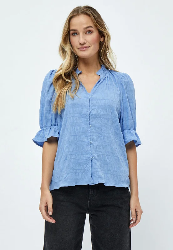 MSNew Birgitta Blouse - Ice Blue