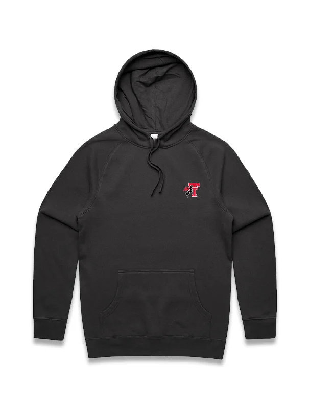 Texas Tech Dark Horse VAULT ""Rearing Rider"" Embroidered Hoodie