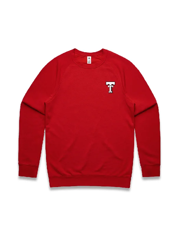 Texas Tech Dark Horse VAULT ""Throwback"" Embroidered Crewneck Sweatshirt