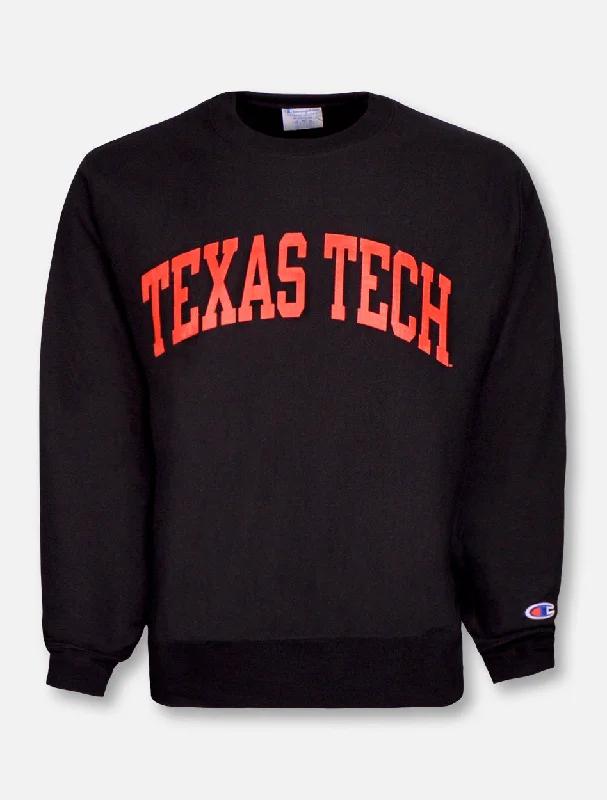 Texas Tech Red Raiders Arch Reverse Weave Crew Sweatshirt