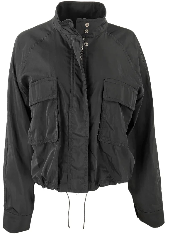 ATM Sporty Cargo Jacket in Black