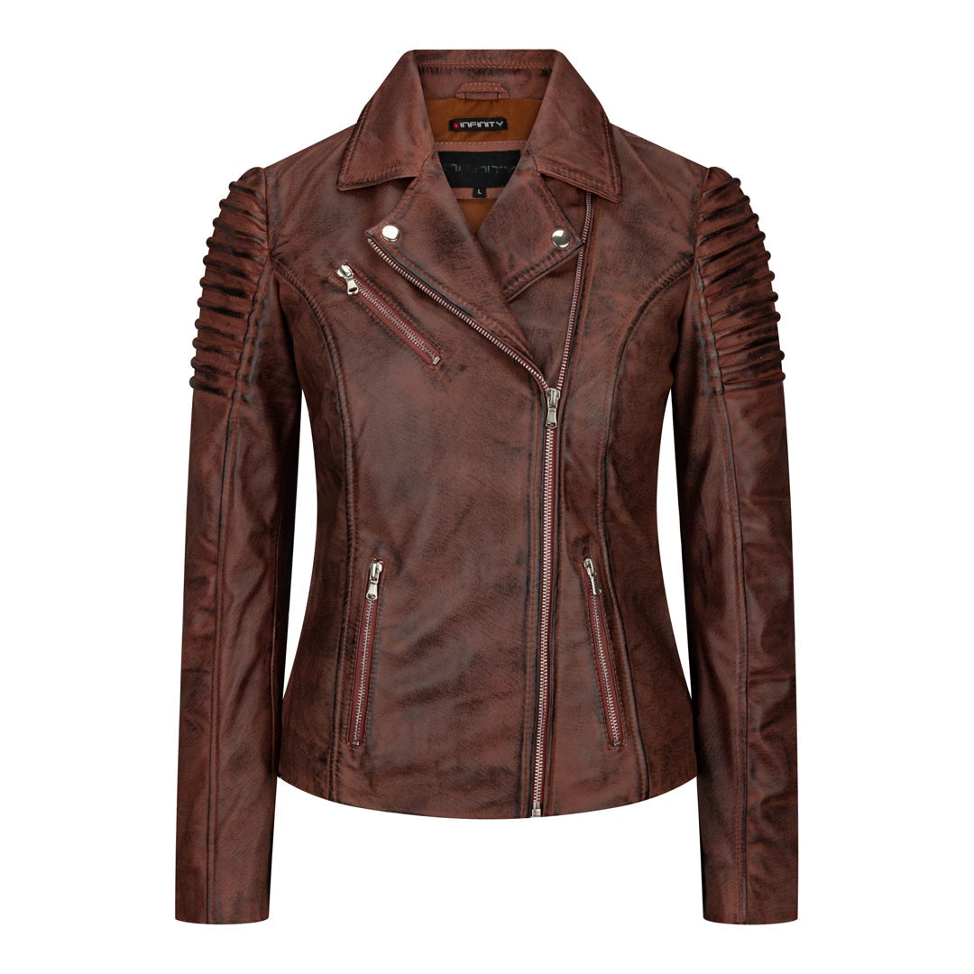 Women's Soft Leather Women's Biker Jacket