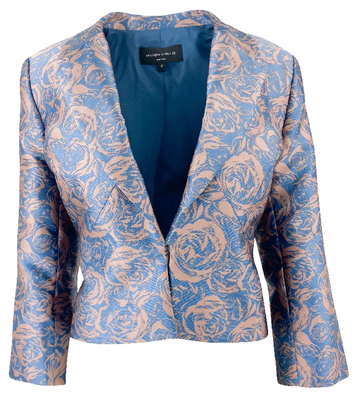 Hilton Hollis Rose Jacket in Rose Gold and Slate