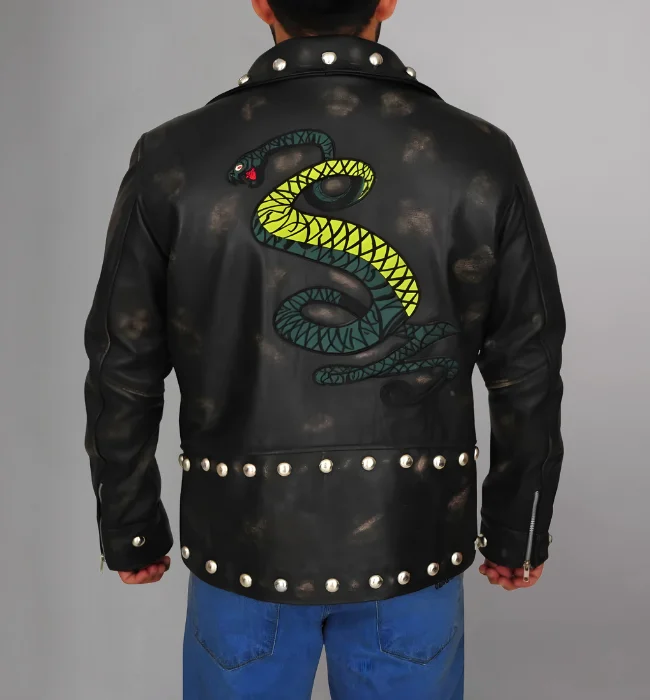 Tunnel Snakes Rule Leather Jacket