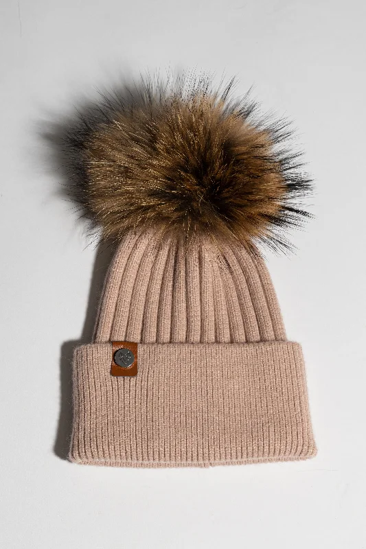 Harley Pom Pom Hat - Blush