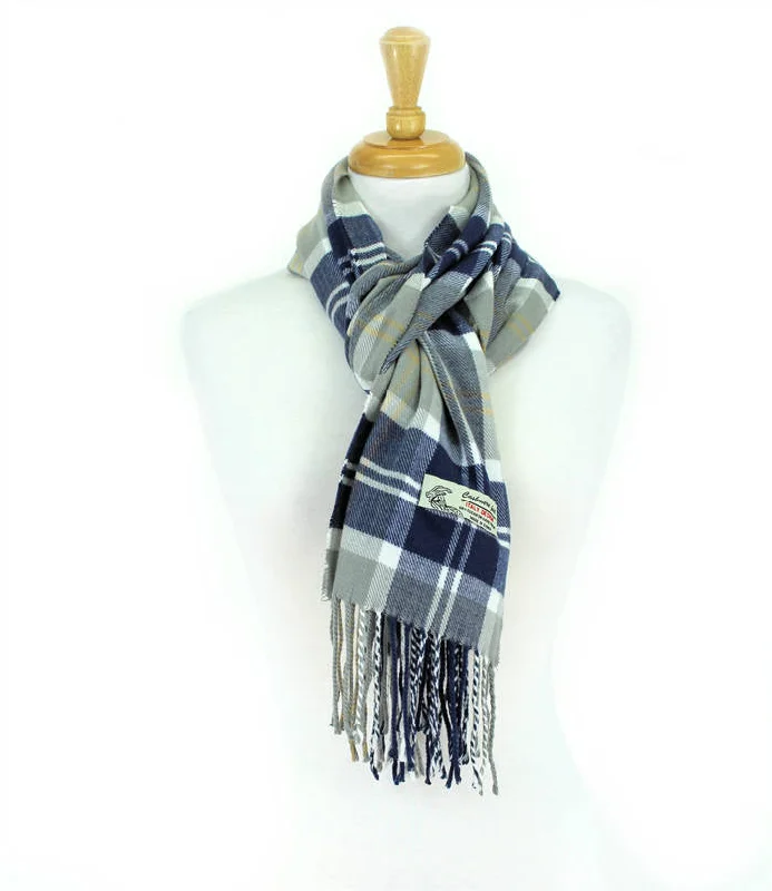 Plaid Cashmere Feel Scarf 12-pack, CM32