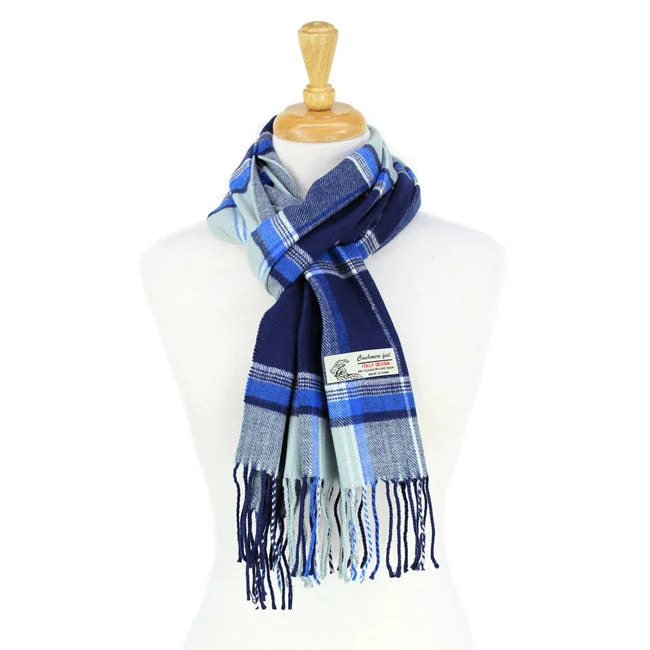 Plaid Cashmere Feel Scarf 12-pack, CM33