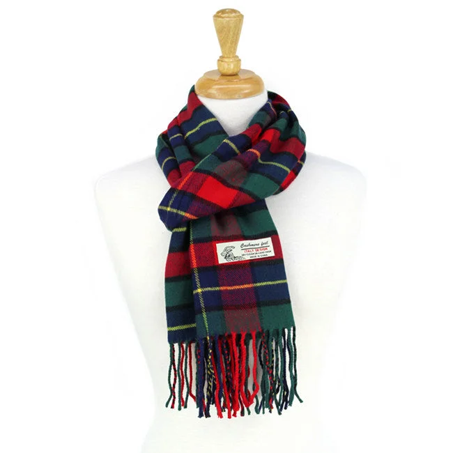 Plaid Cashmere Feel Scarf 12-pack, CM36