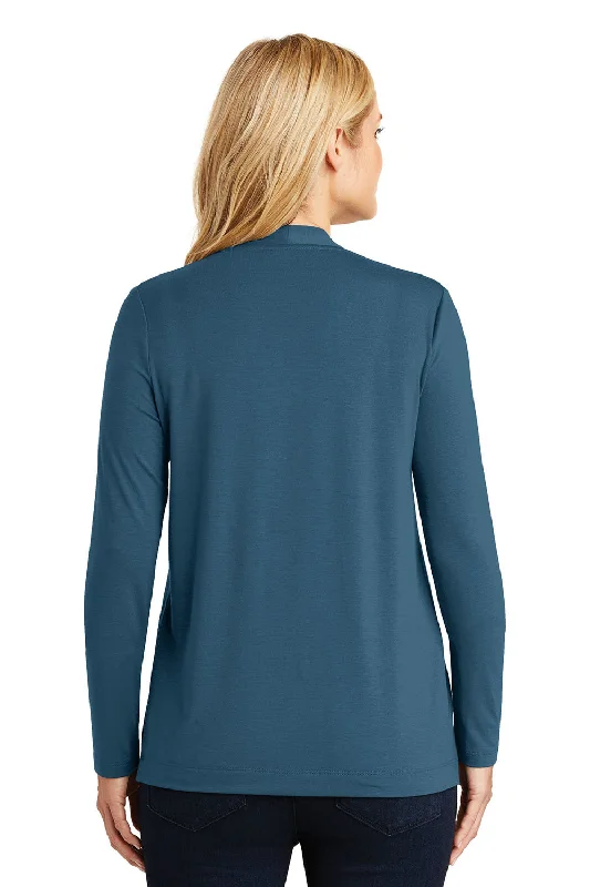 Port Authority Womens Concept Long Sleeve Cardigan Sweater - Dusty Blue