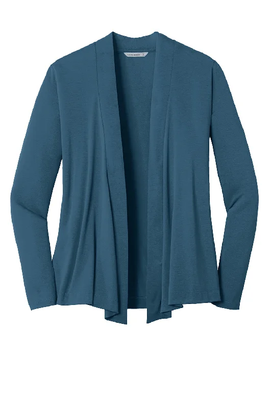 Port Authority Womens Concept Long Sleeve Cardigan Sweater - Dusty Blue