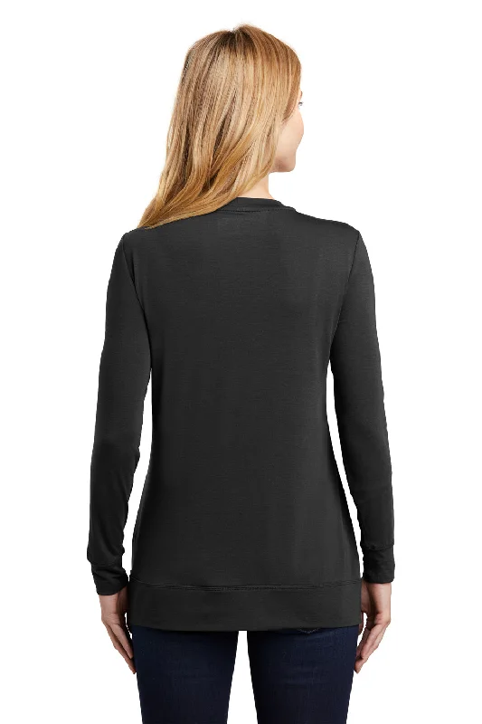 Port Authority Womens Concept Long Sleeve Cardigan Sweater - Black