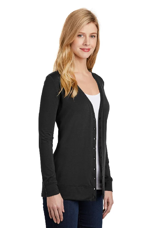 Port Authority Womens Concept Long Sleeve Cardigan Sweater - Black