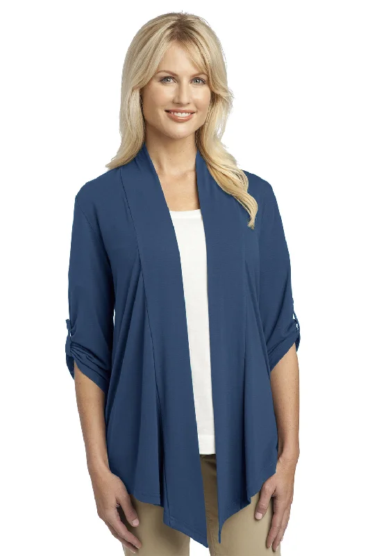 Port Authority Womens Concept Shrug - Moonlight Blue - Closeout